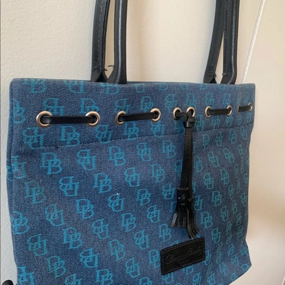 Dooney and Bourke Blue Large Purse - Picture 2 of 5